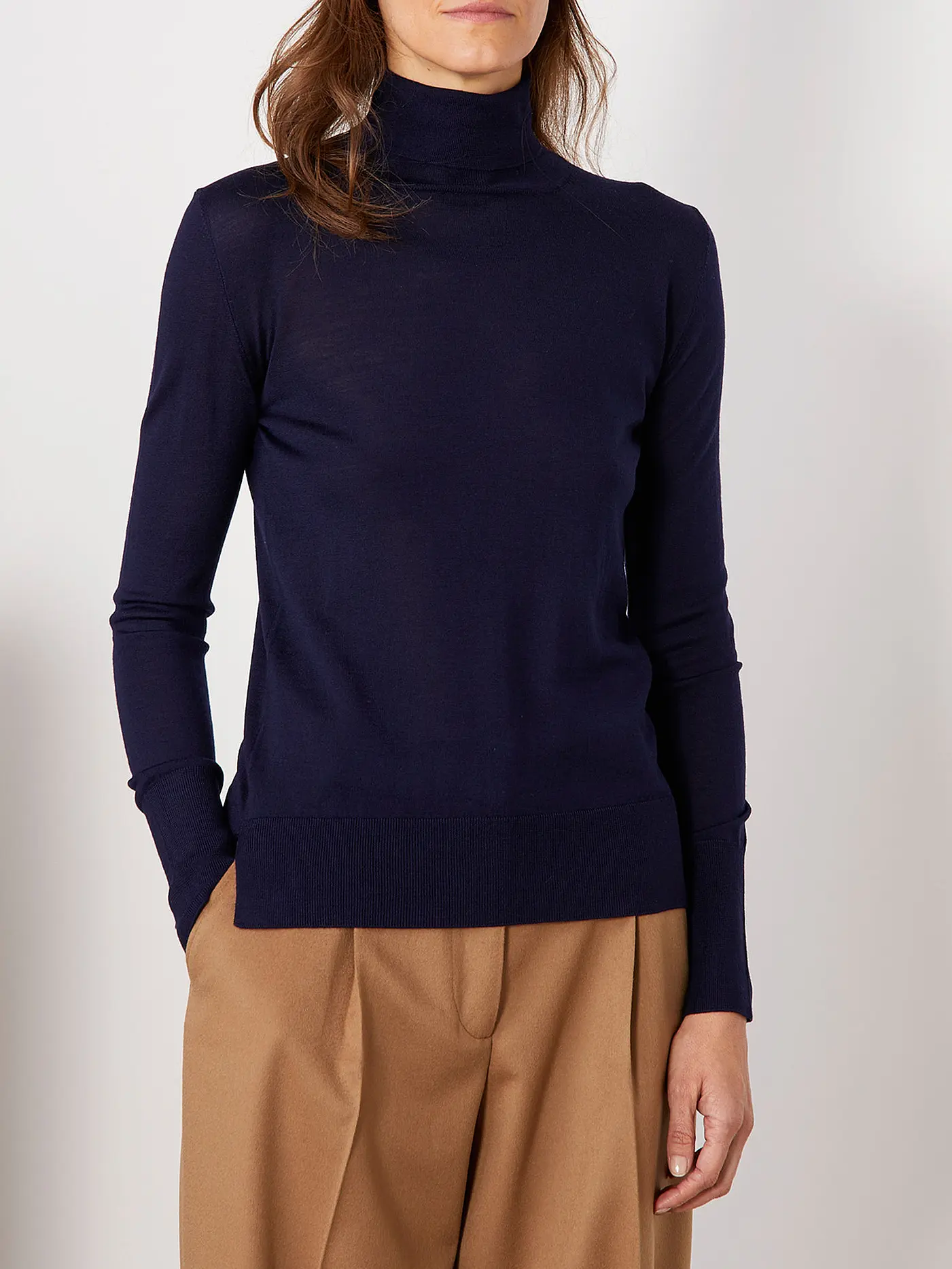 OFFICINE GENERALE | Rollkragenpullover NINON | dunkelblau